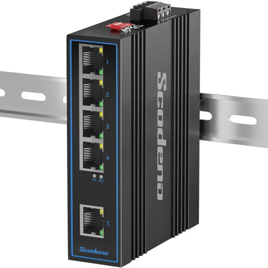 DIN Rail Network Switch