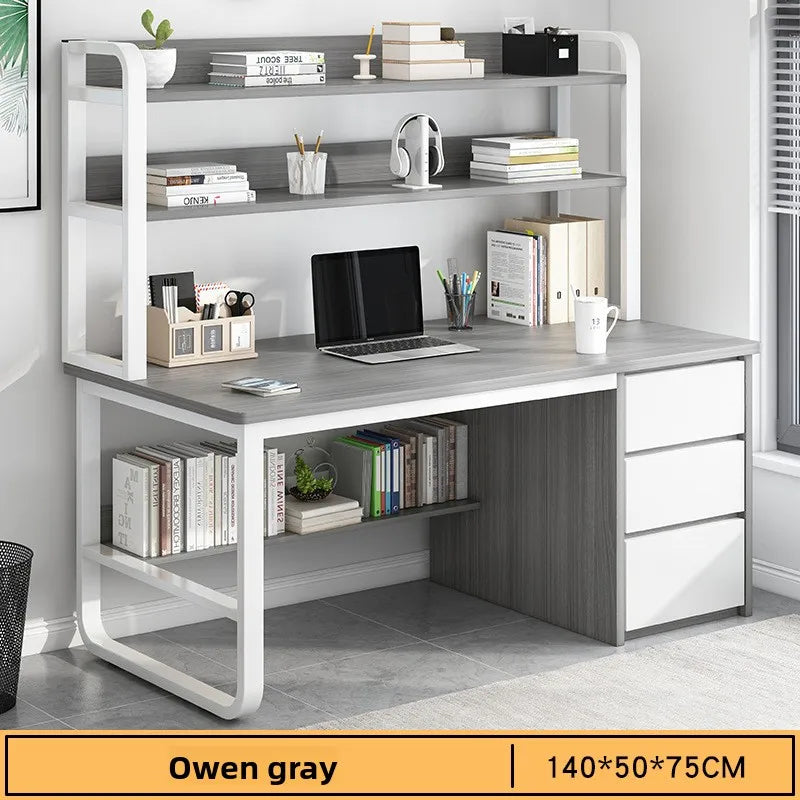 Desk Bookshelf Combo