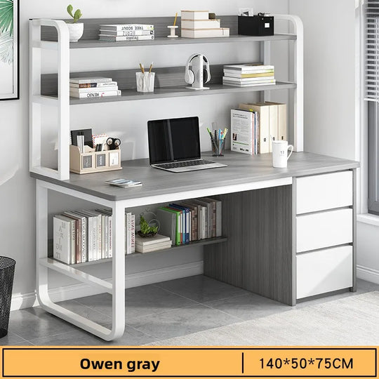 Desk Bookshelf Combo