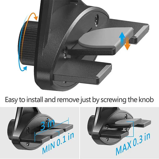 CD Slot Phone Mount