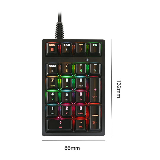 RGB Numeric Keypad