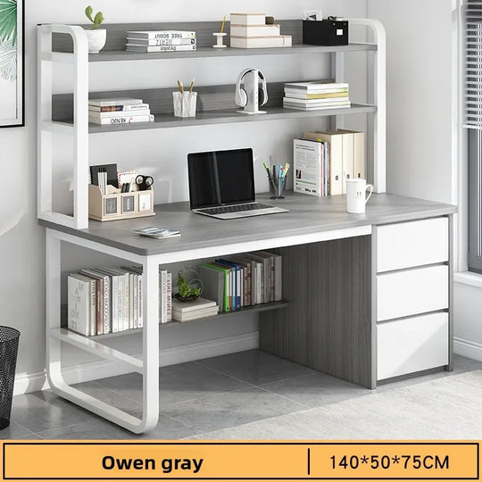 Desk Bookshelf Combo