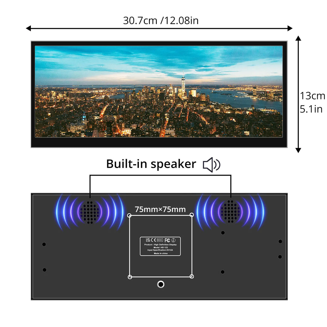 Touchscreen Monitor Bar
