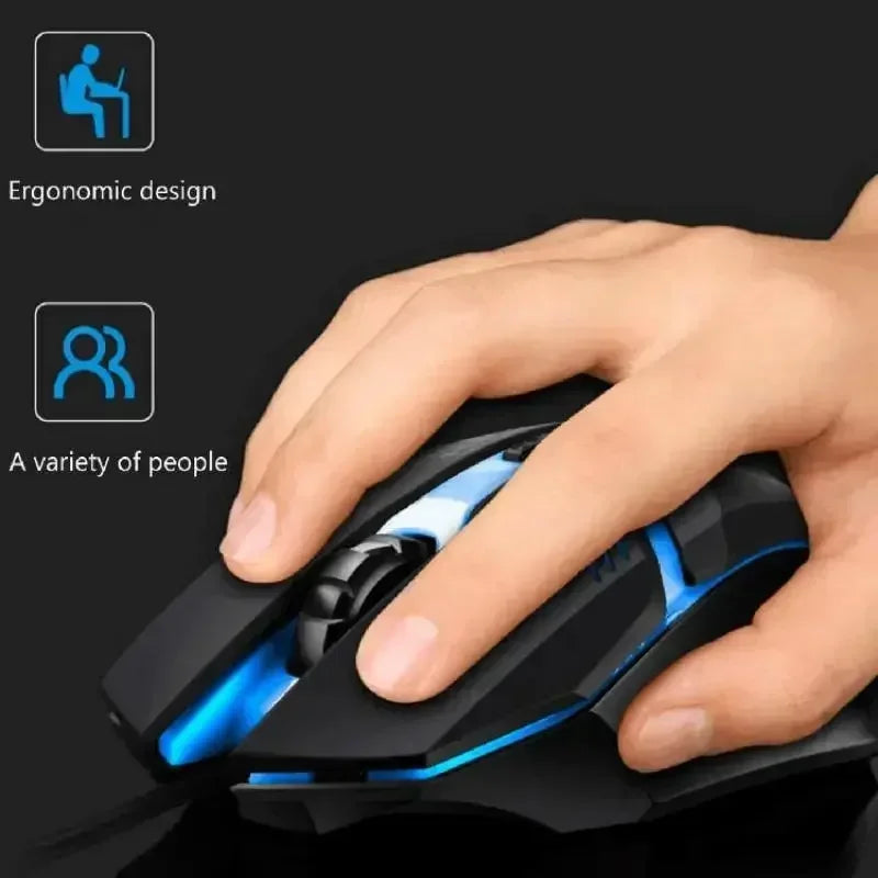Ergonomic RGB Mouse