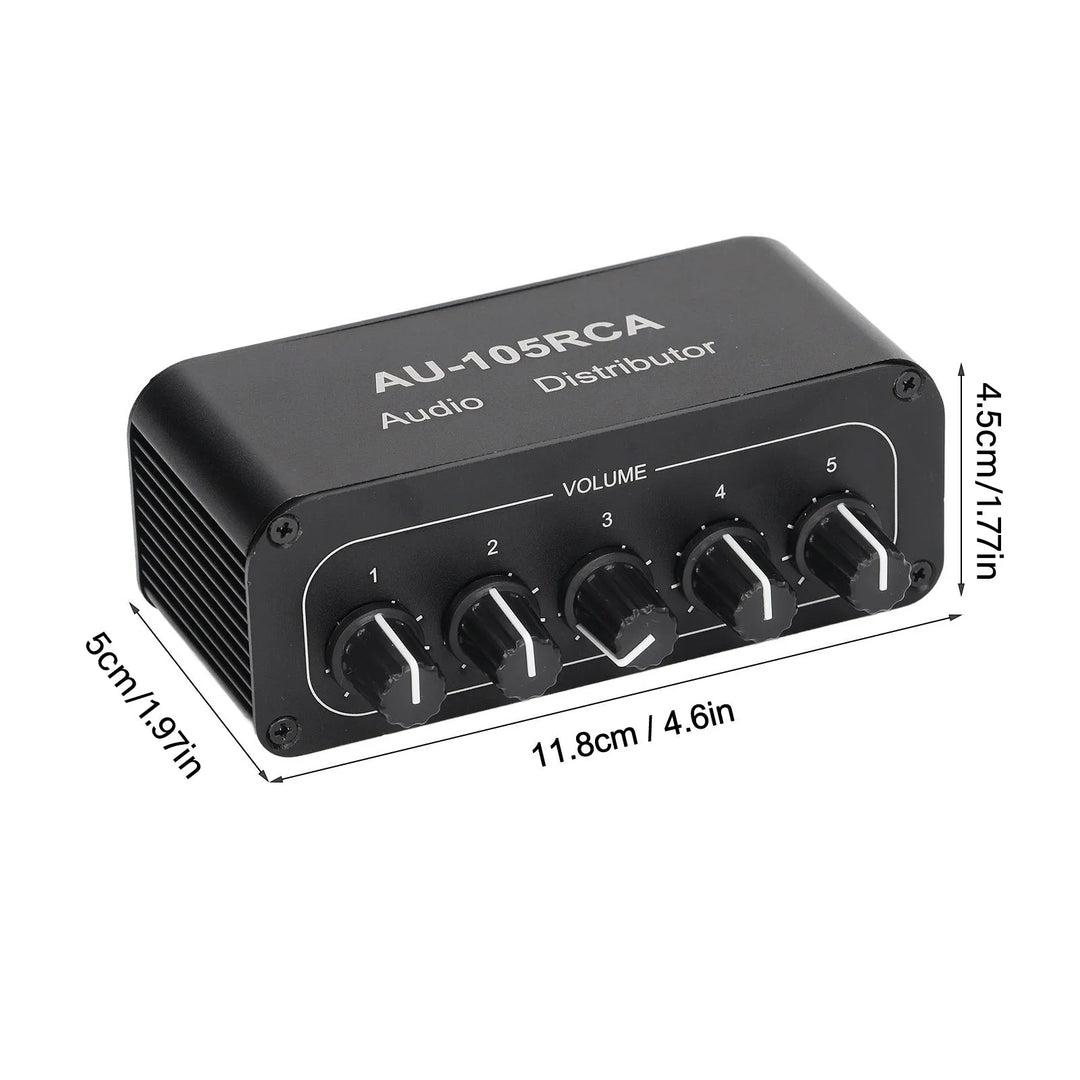 5-Way Audio Splitter