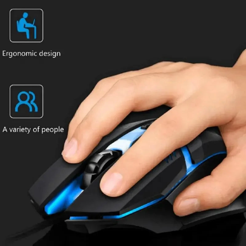Ergonomic RGB Mouse