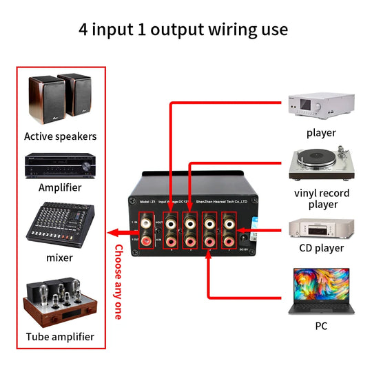 4-Port Audio Switch