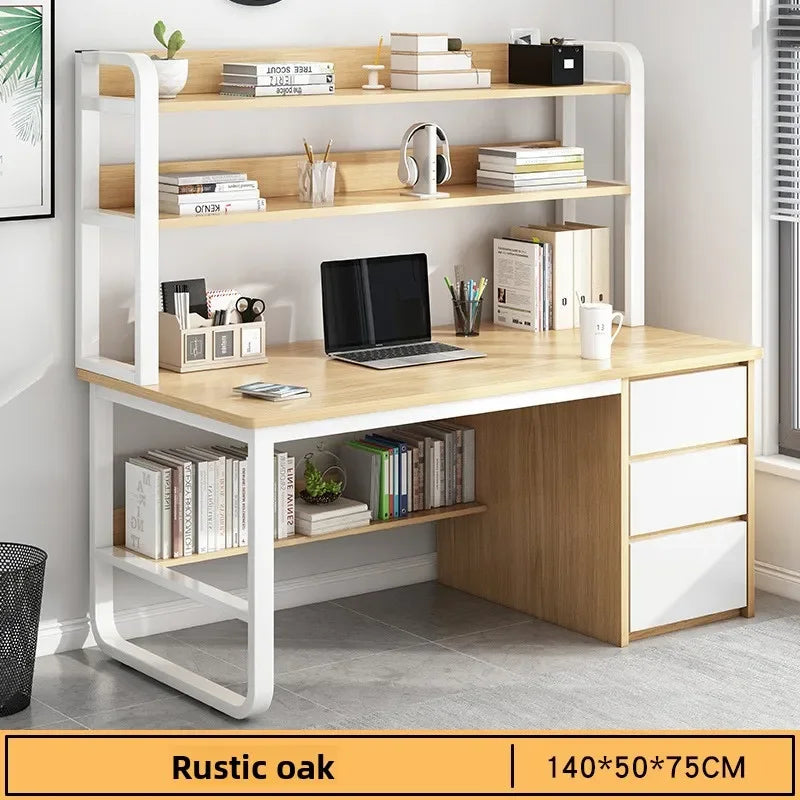 Desk Bookshelf Combo