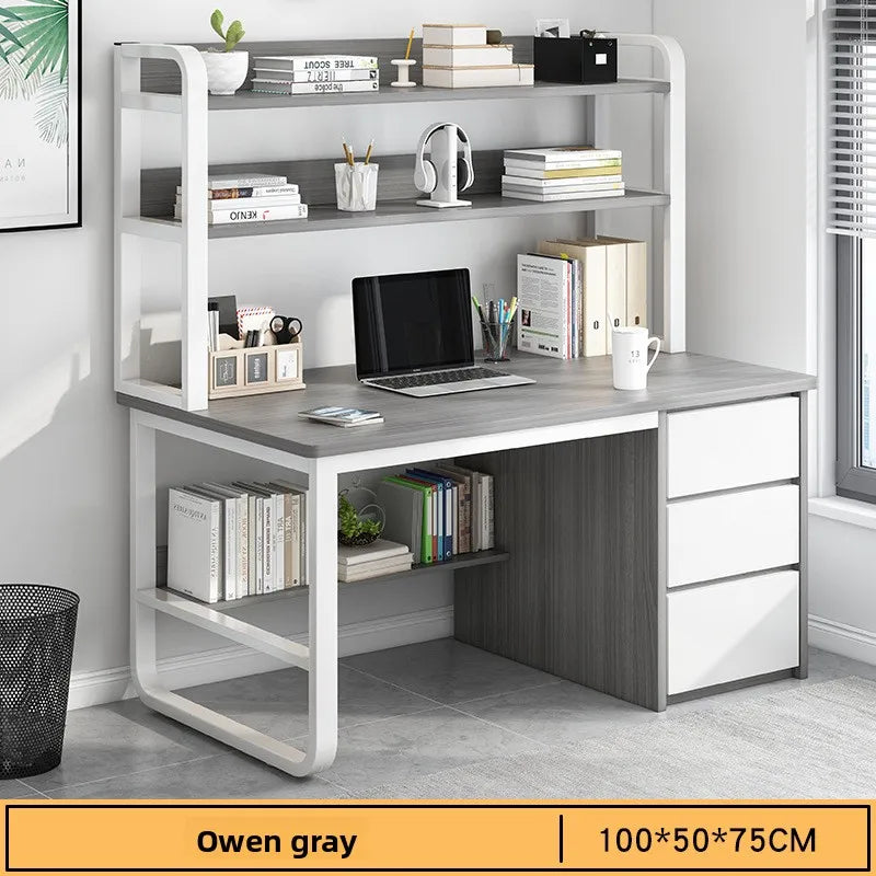 Desk Bookshelf Combo