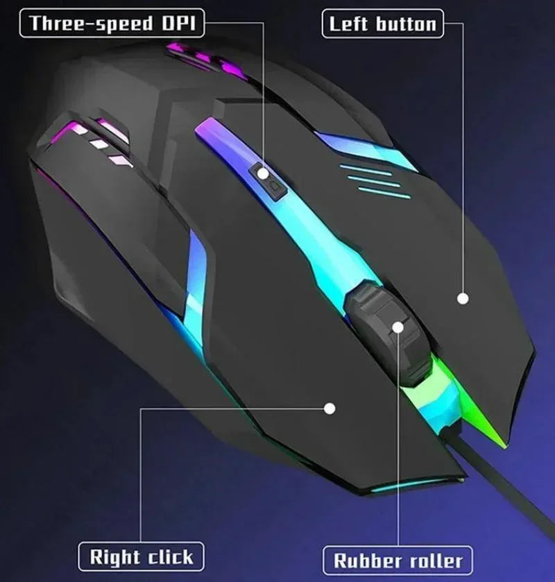 Ergonomic RGB Mouse