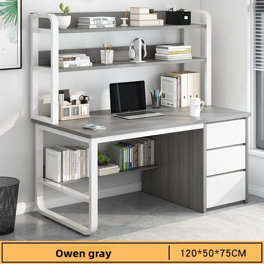 Desk Bookshelf Combo