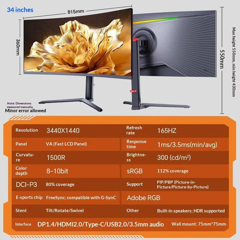 Ultra Wide Curved Monitor