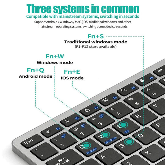 Wireless Bluetooth Keyboard