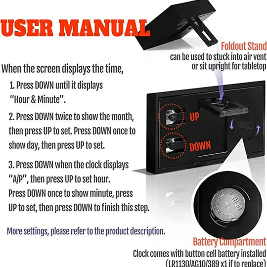 Small Car Clock