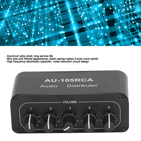 5-Way Audio Splitter
