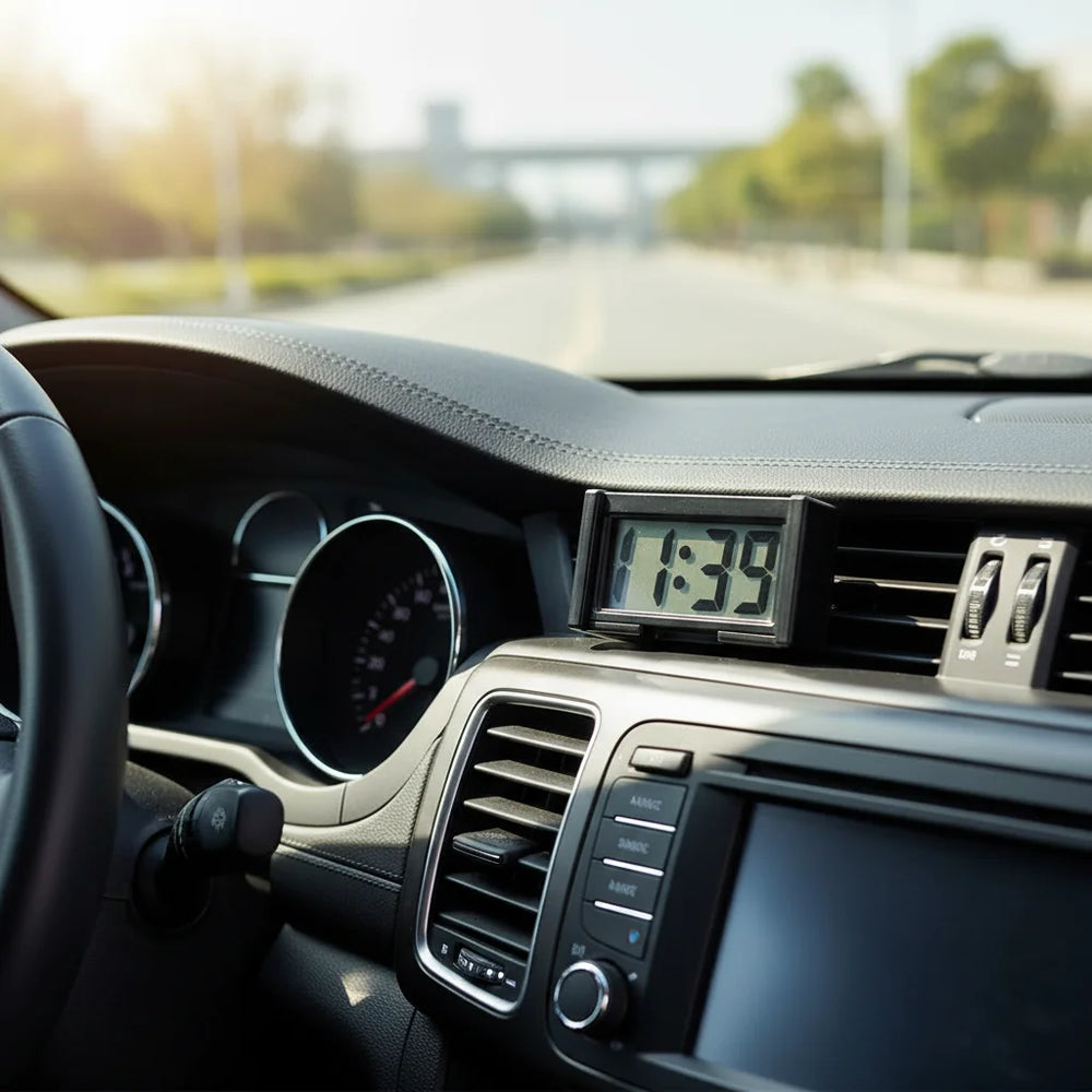 Dashboard LCD Clock