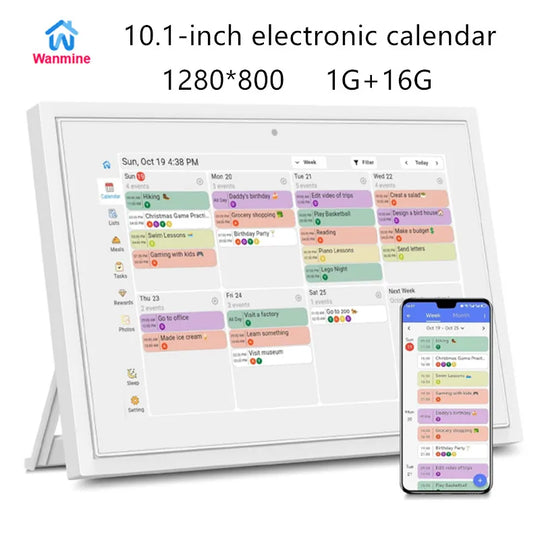 Digital Planner Clock