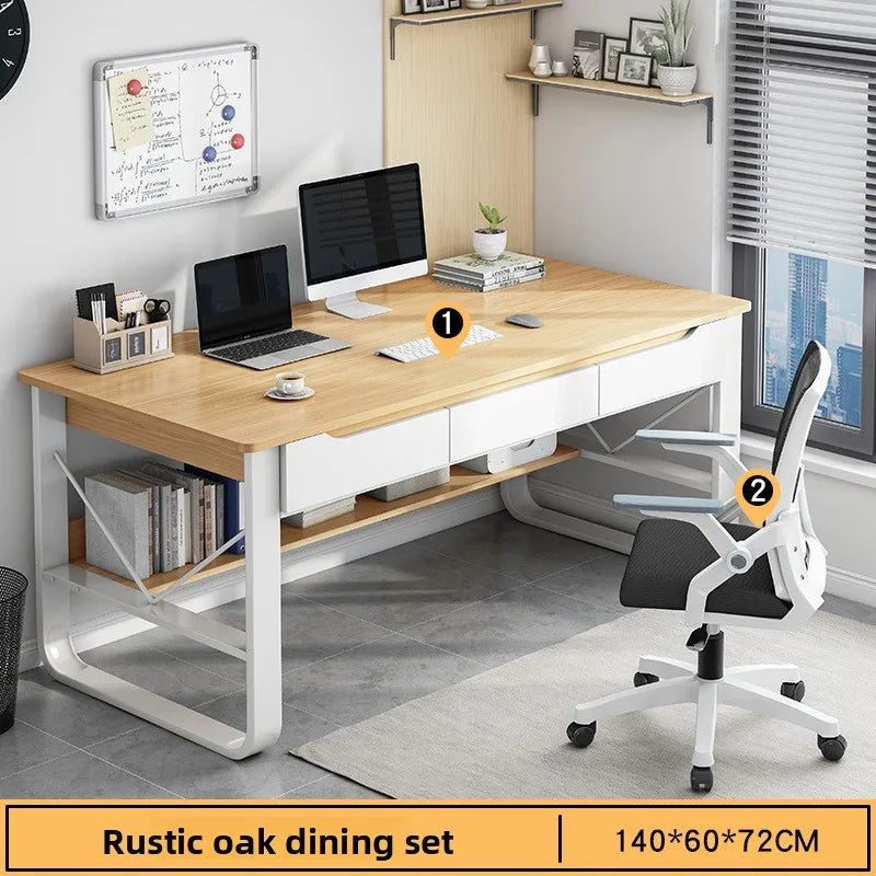 Computer Desk With Drawers